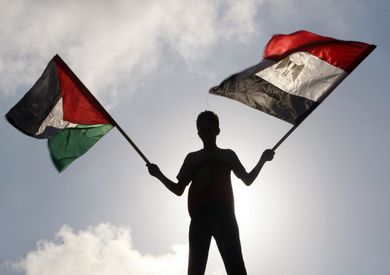 علم مصر وفلسطين